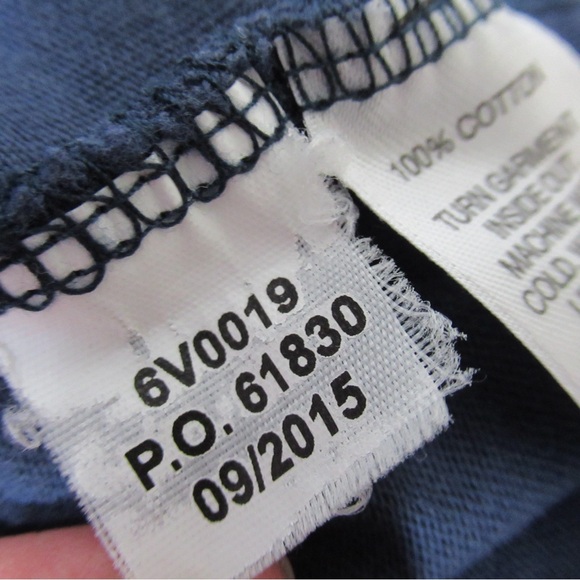 Vineyard Vines Men’s I Love Savannah Georgia Long Sleeve Pocket Tee Size XS Blue - Picture 8 of 12